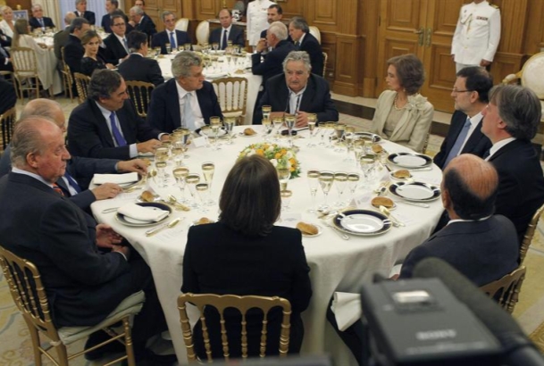 Vista de la mesa presidencial